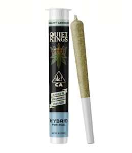 Quiet Kings | Peach Ringz Infused Pre Roll 1g