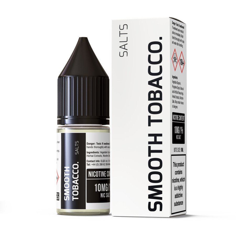 smoothtobacco10.jpg Smooth Tobacco (10mg Nic Salt) – ELQD ECIGS Salts