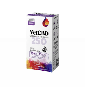VET CBD | 250mg CBD : 25mg THC | Regular Strength CBD Tincture 2oz