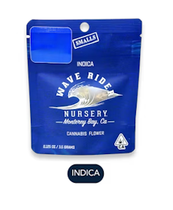 wave-rider-eighth-indica-4d8a2077-5f34-495f-8178-76e3aeb75d24.png Wave Rider Nursery Phantom OG 8oz | Greenhouse Flower | 1/