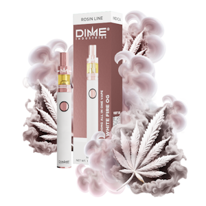 Dime Industries 6g White Fire OG | Rosin All-In-One Rechargeable Vape | 0.